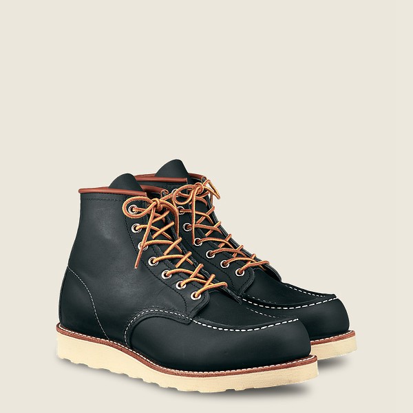 Botas Red Wing Heritage Hombre Azul Marino - Classic Moc - 6-Inch Portage Cuero - 982-MSWGJU